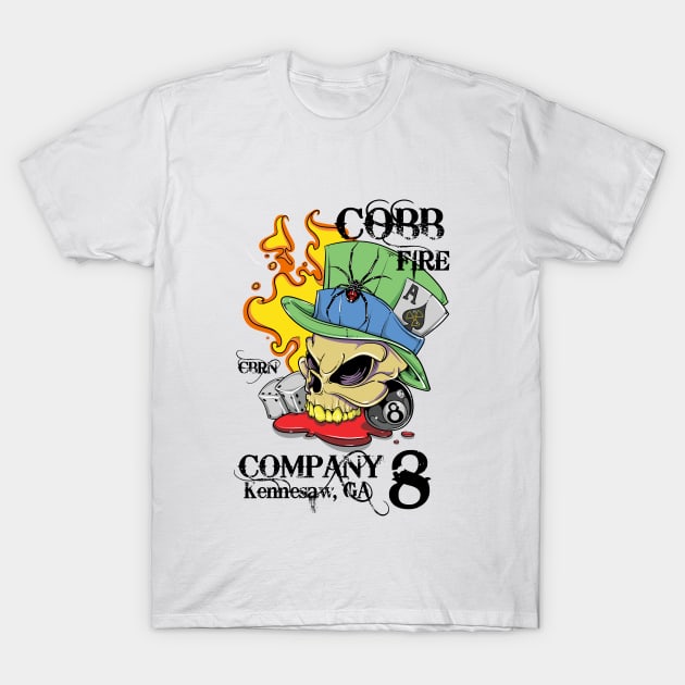 Cobb County Fire Station 8 T-Shirt by LostHose